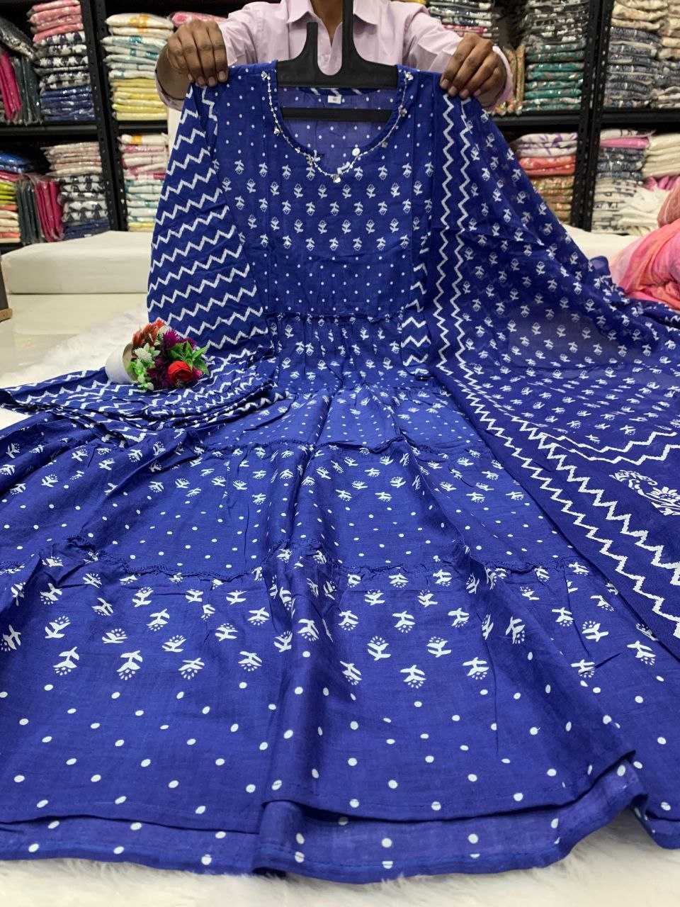 Ynf Pure Cotton KESH613 117 Kurti Plus Size Collections Wholesale Workwear Kurtis Long Kurtis Anarkali Kurtis Manufacturer