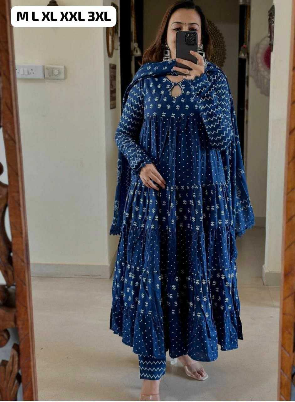 Ynf Pure Cotton KESH613 117 Kurti Plus Size Collections Wholesale Workwear Kurtis Long Kurtis Anarkali Kurtis Manufacturer