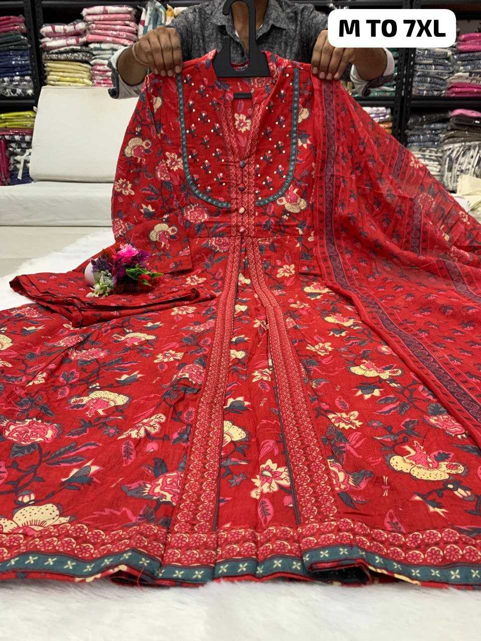 Ynf Pure Cotton KESH613 124 Kurti Plus Size Collections Wholesale Workwear Kurtis Designer Kurtis Anarkali Kurtis Manufacturer