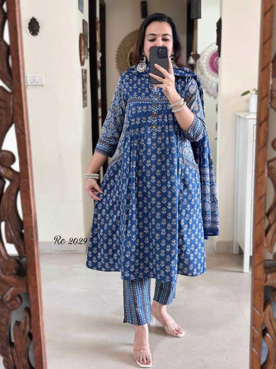 Ynf Pure Cotton KESH613 247 Suits & Dresses Festive Collections Wholesale Printed Suits Cotton Suits Ladies Salwar Suits Manufacturer