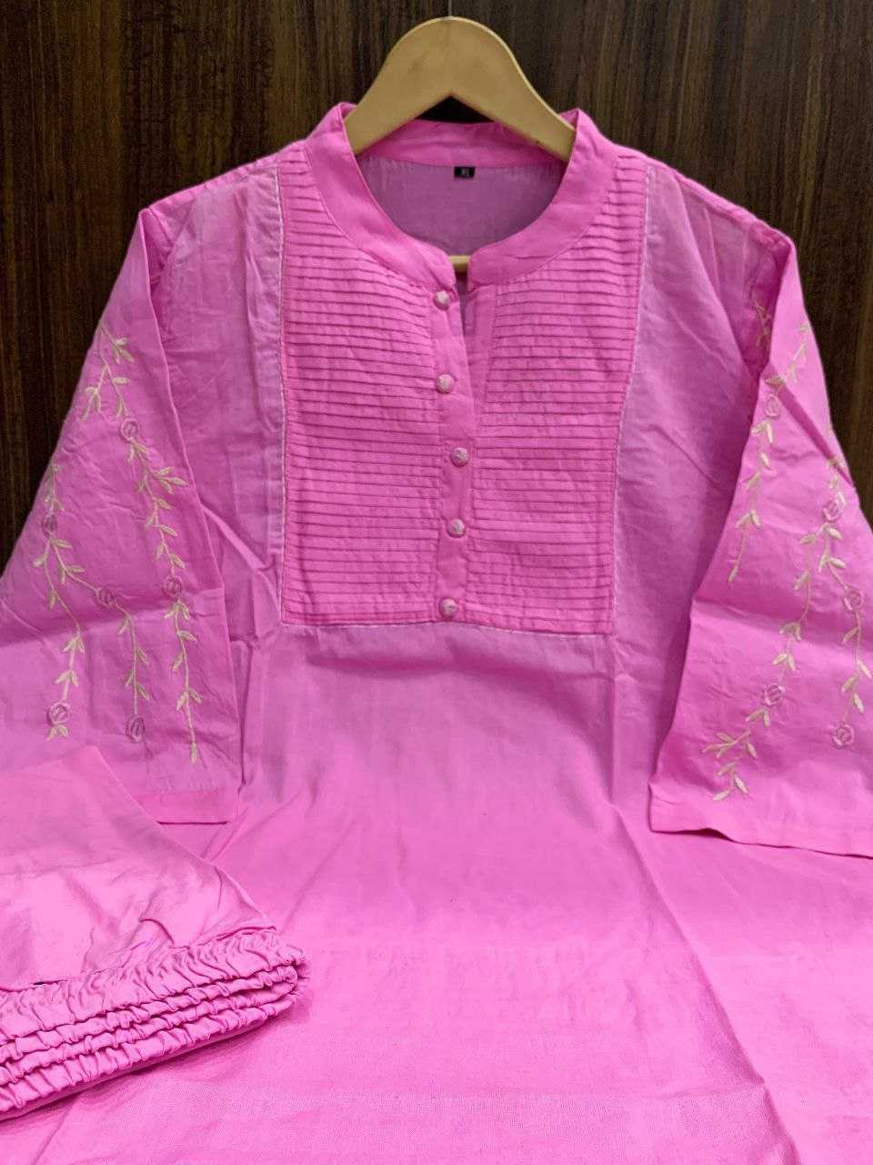 Ynf Pure Cotton KESH613 249 Kurti Festive Collections Wholesale Cotton Kurtis Kurtis With Bottom Embroidered Kurtis Manufacturer