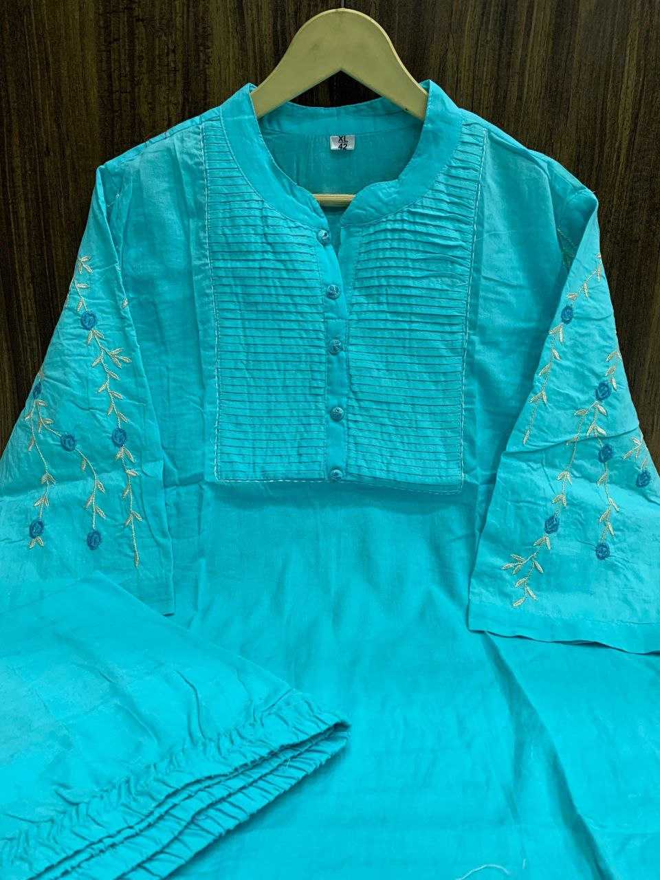 Ynf Pure Cotton KESH613 249 Kurti Festive Collections Wholesale Cotton Kurtis Kurtis With Bottom Embroidered Kurtis Manufacturer