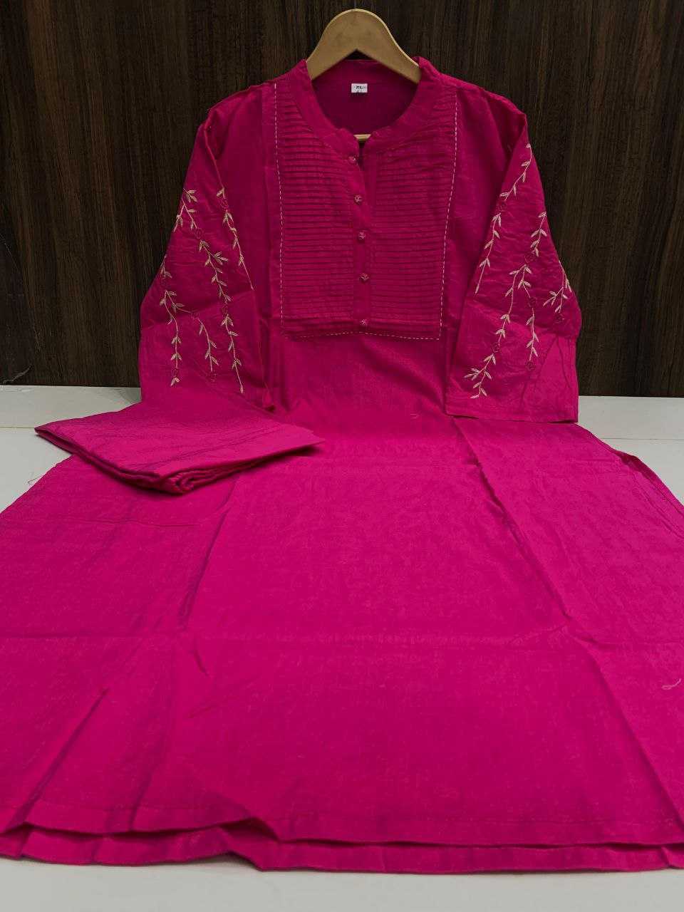 Ynf Pure Cotton KESH613 249 Kurti Festive Collections Wholesale Cotton Kurtis Kurtis With Bottom Embroidered Kurtis Manufacturer
