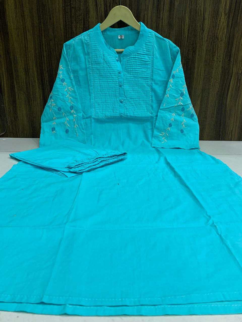Ynf Pure Cotton KESH613 249 Kurti Festive Collections Wholesale Cotton Kurtis Kurtis With Bottom Embroidered Kurtis Manufacturer