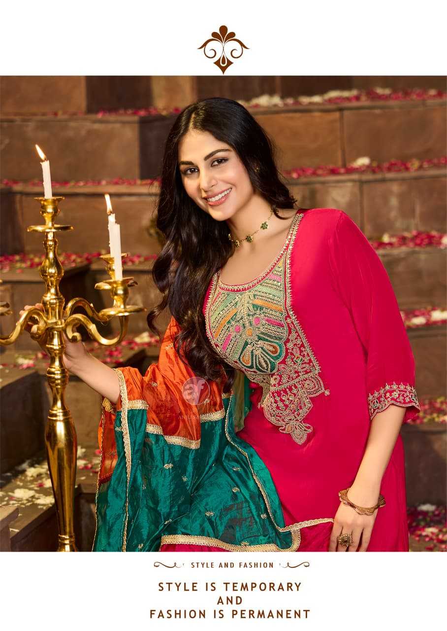Ynf Pure Crepe KESH530 ANUJ RAJ KOTHI VOL 2 Kurti Wholesale Festive Kurtis Party Wear Kurtis Designer Kurtis Manufacturer