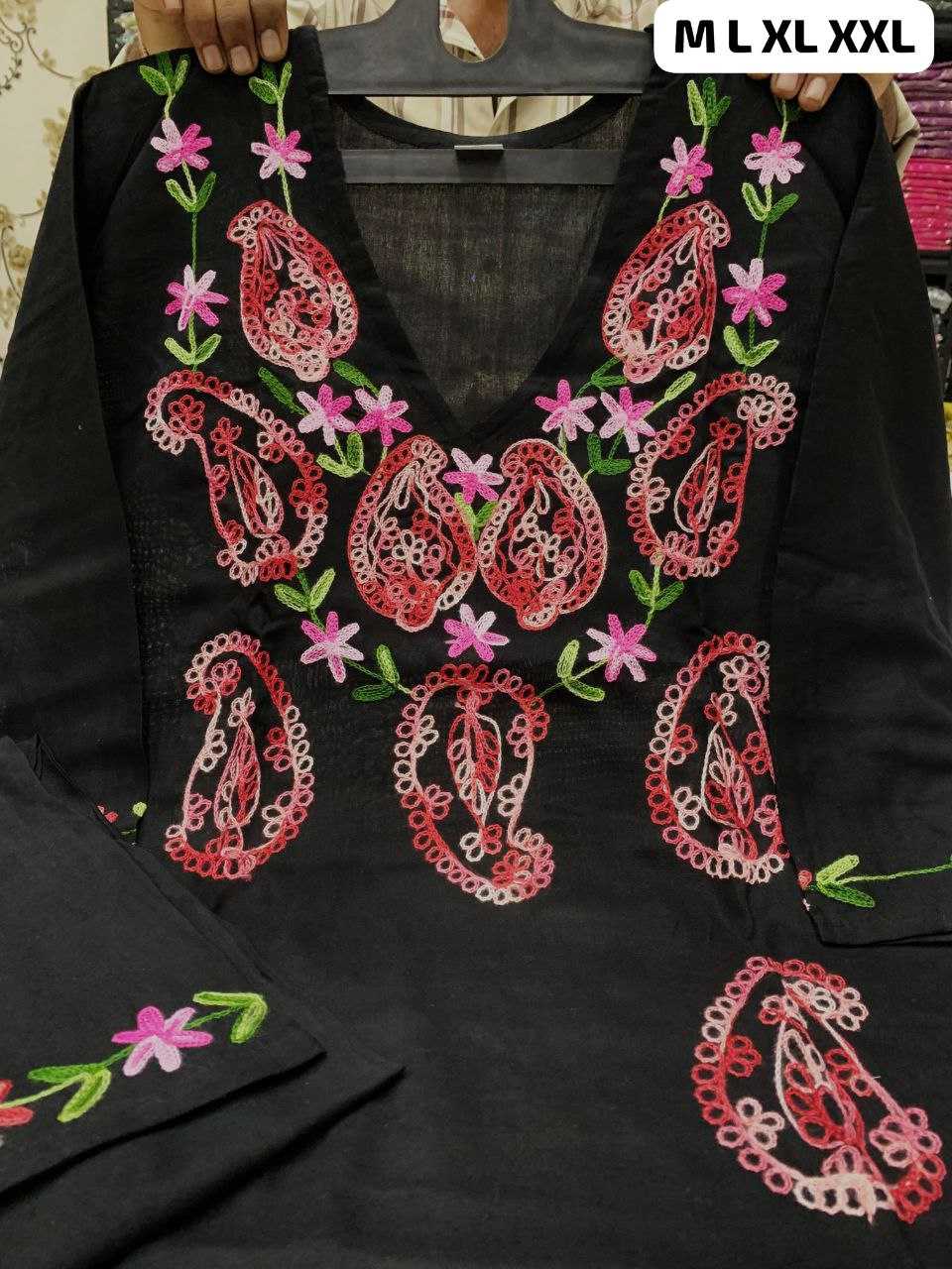 Ynf Rayon KESH613 075 Kurti Festive Collections Wholesale Rayon Kurtis Kurtis With Bottom Chikankari Kurtis Manufacturer