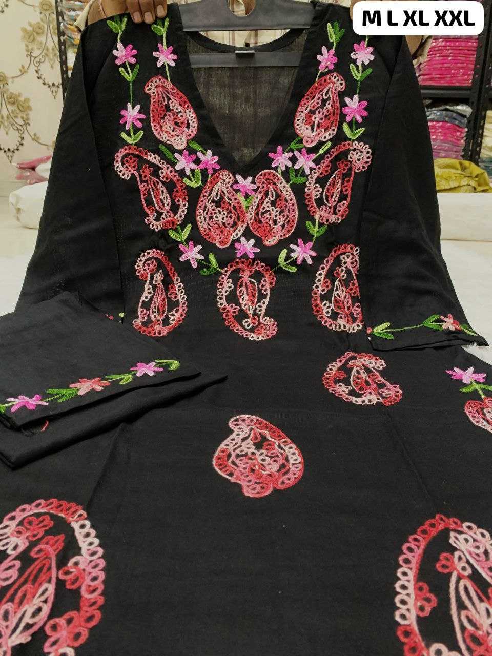 Ynf Rayon KESH613 075 Kurti Festive Collections Wholesale Rayon Kurtis Kurtis With Bottom Chikankari Kurtis Manufacturer