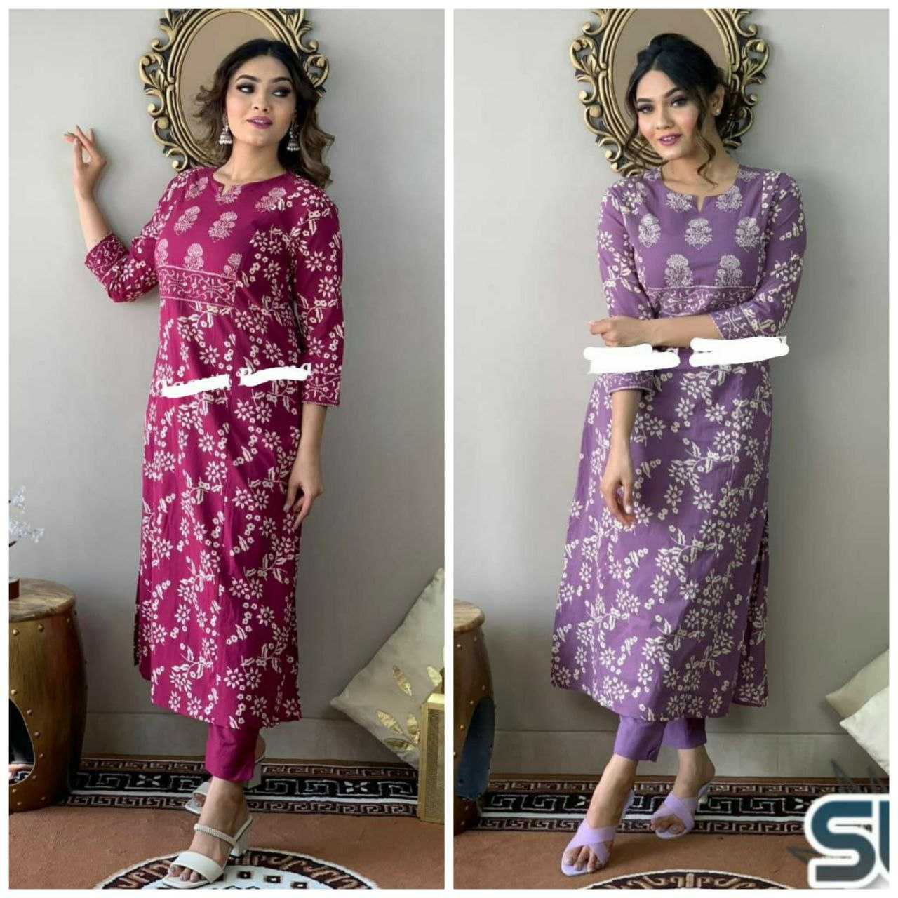 Ynf Rayon KESH613 101 Kurti Wholesale Designer Kurtis Embroidered Kurtis Kurti With Pants Manufacturer