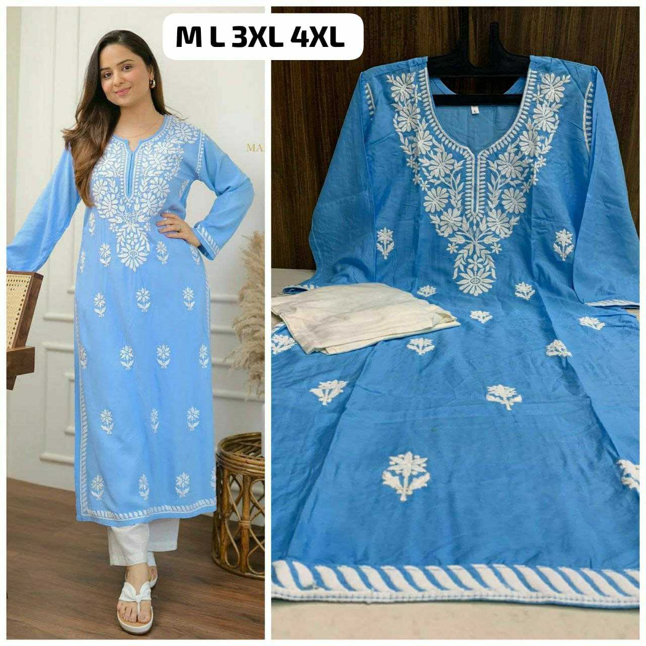 Ynf Rayon KESH613 103 Kurti Plus Size Collections Wholesale Festive Kurtis Designer Kurtis Chikankari Kurtis Manufacturer