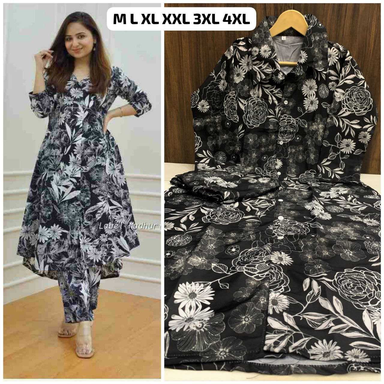 Ynf Rayon KESH613 250 Suits & Dresses Western Wears Festive Collections Wholesale Co-ord Set Printed Suits Party Wear Dresses Manufacturer
