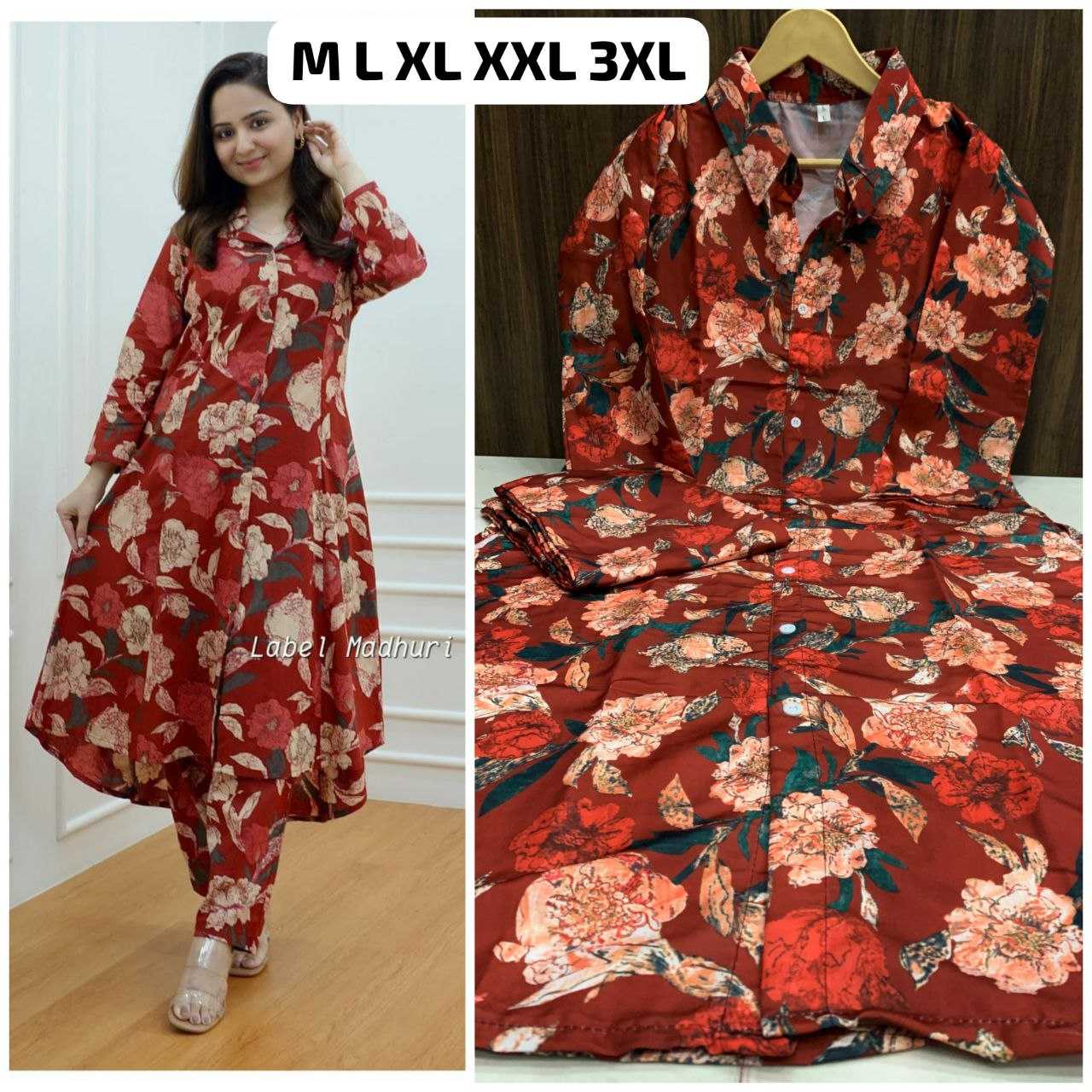 Ynf Rayon KESH613 250 Suits & Dresses Western Wears Festive Collections Wholesale Co-ord Set Printed Suits Party Wear Dresses Manufacturer