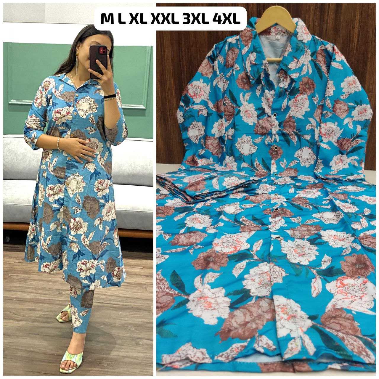 Ynf Rayon KESH613 250 Suits & Dresses Western Wears Festive Collections Wholesale Co-ord Set Printed Suits Party Wear Dresses Manufacturer