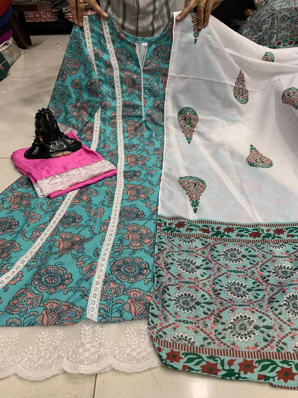 Ynf Reyon Cotton KESH613 045 Suits & Dresses Islamic Clothing Plus Size Collections Wholesale Pakistani Suits A-Line Dresses Printed Dresses Manufacturer