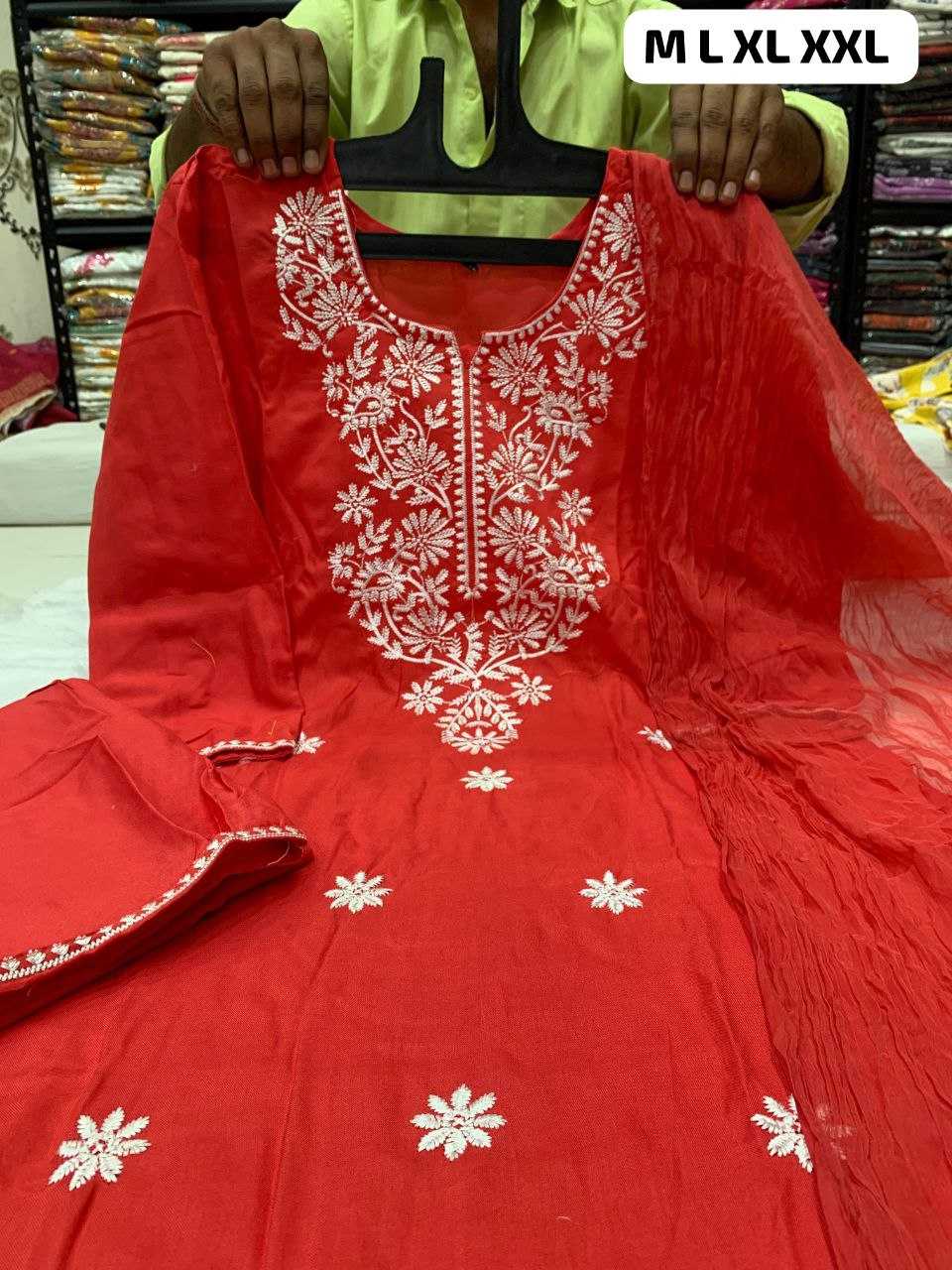 Ynf Reyon Cotton KESH613 055 Suits & Dresses Festive Collections Wholesale Embroidery Suits Cotton Suits Designer Suits Manufacturer