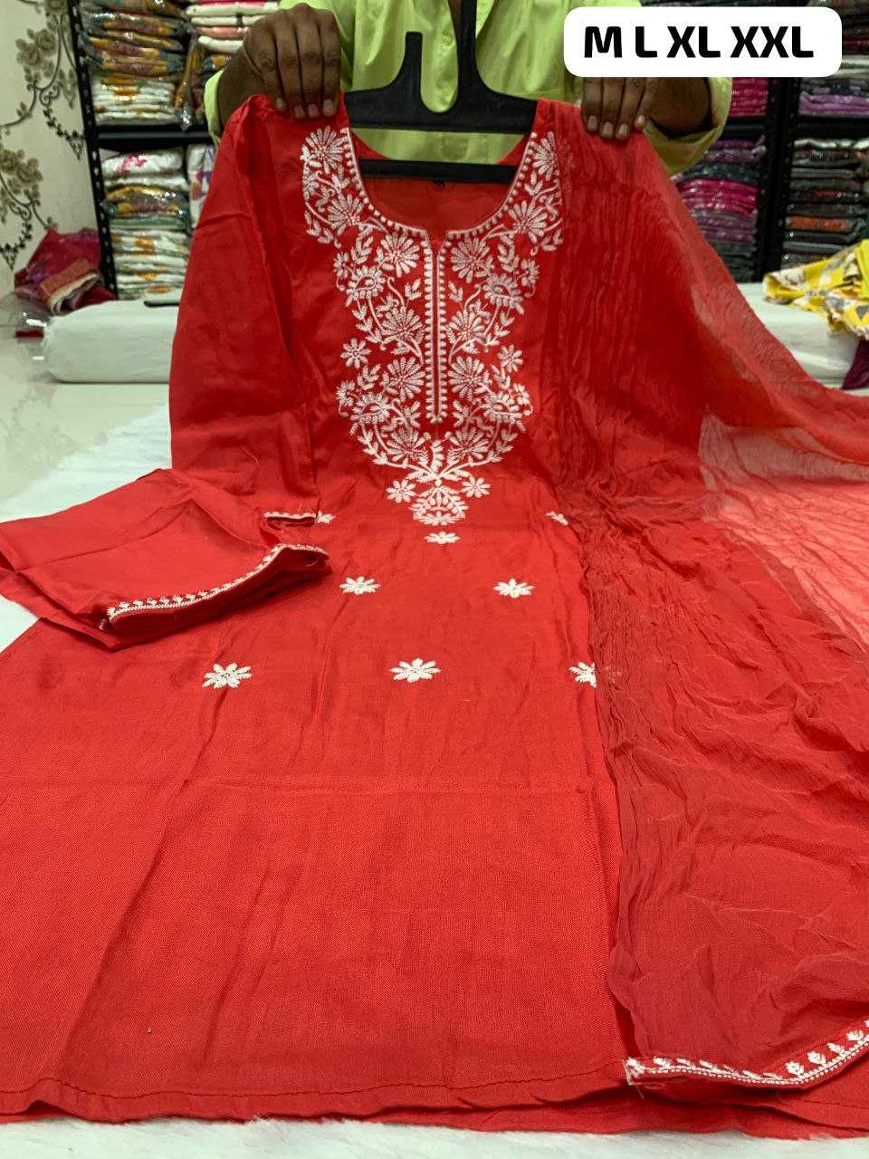 Ynf Reyon Cotton KESH613 055 Suits & Dresses Festive Collections Wholesale Embroidery Suits Cotton Suits Designer Suits Manufacturer