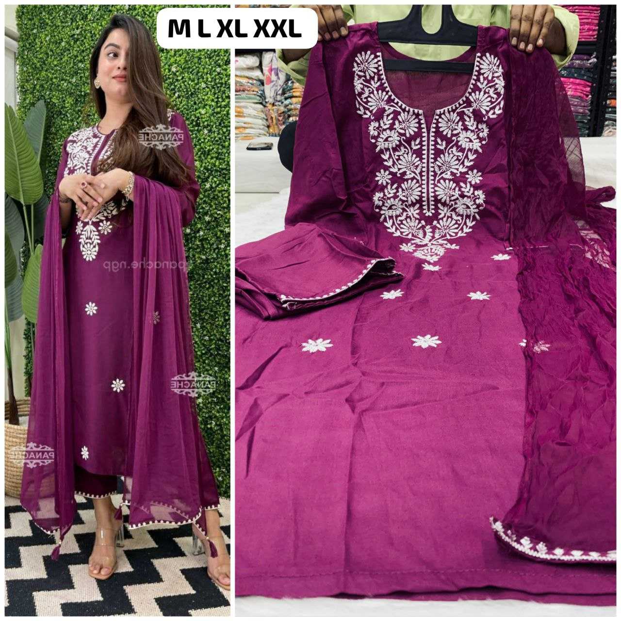 Ynf Reyon Cotton KESH613 055 Suits & Dresses Festive Collections Wholesale Embroidery Suits Cotton Suits Designer Suits Manufacturer