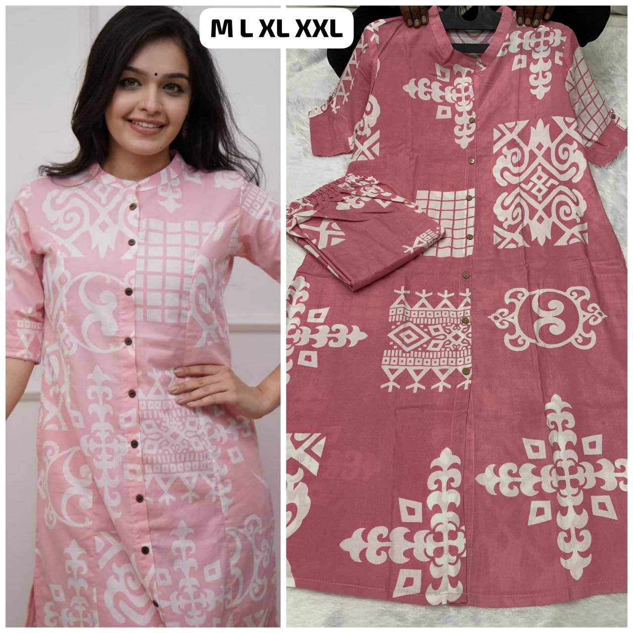 Ynf Reyon Cotton KESH613 059 Suits & Dresses Festive Collections Wholesale A-Line Dresses Printed Dresses Cotton Dresses Manufacturer
