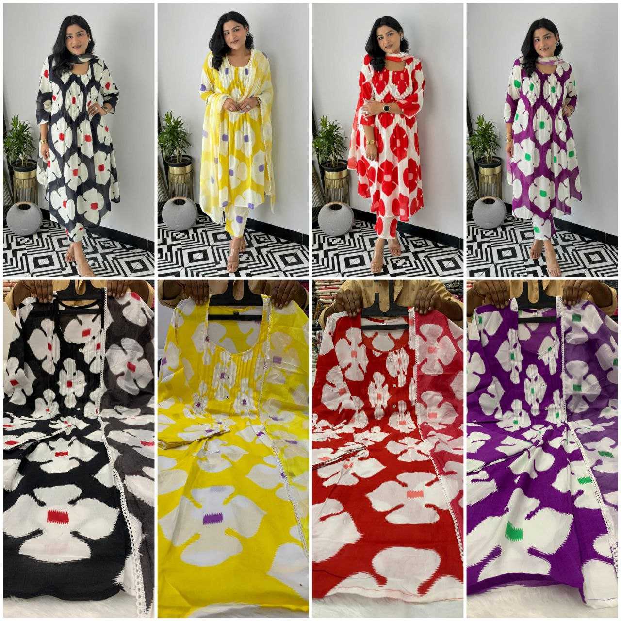 Ynf Reyon Cotton KESH613 061 Suits & Dresses Festive Collections Wholesale Printed Suits Cotton Suits Ladies Salwar Suits Manufacturer