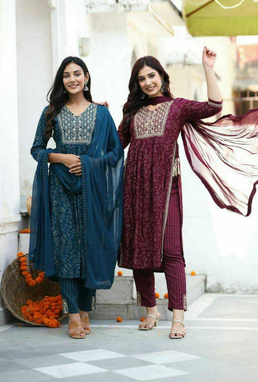 Ynf Reyon Cotton KESH613 099 Kurti Wholesale Printed Kurtis Kurti Bottom With Dupatta Embroidered Kurtis Manufacturer