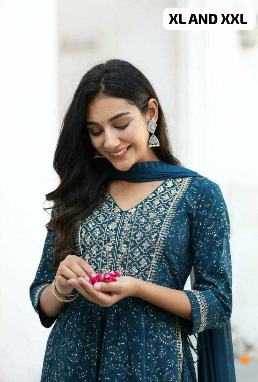 Ynf Reyon Cotton KESH613 099 Kurti Wholesale Printed Kurtis Kurti Bottom With Dupatta Embroidered Kurtis Manufacturer