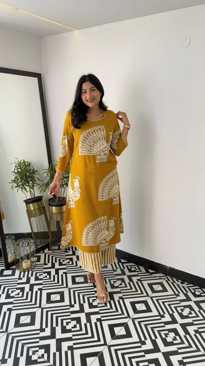 Ynf Reyon Cotton KESH613 200 Suits & Dresses Western Wears Festive Collections Wholesale Co-ord Set Printed Suits Cotton Dresses Manufacturer