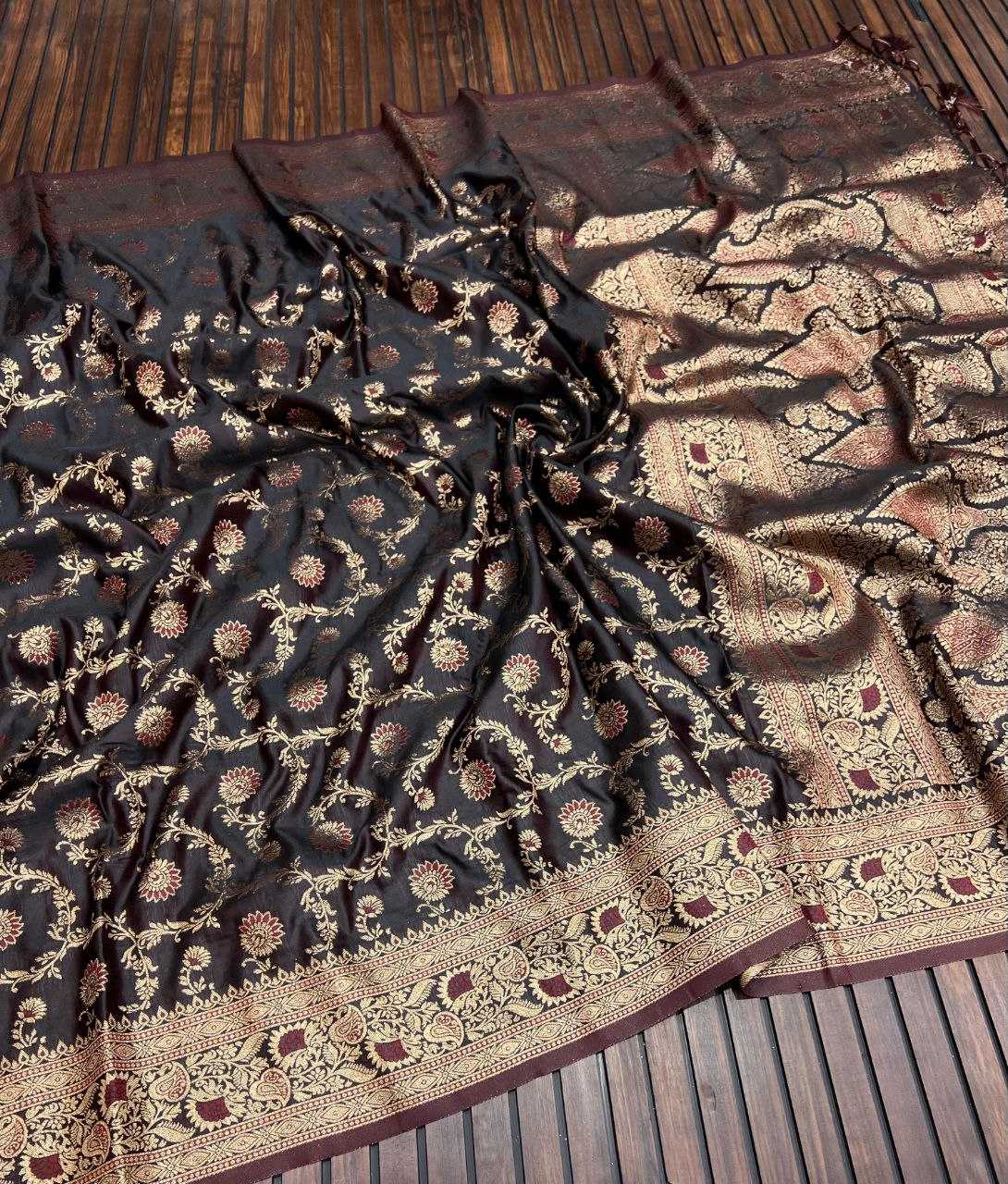 Ynf Satin Silk RIN225 998 Silk Sarees Wholesale Banarasi Silk Sarees Soft Silk Sarees Party Wear Silk Sarees Manufacturer