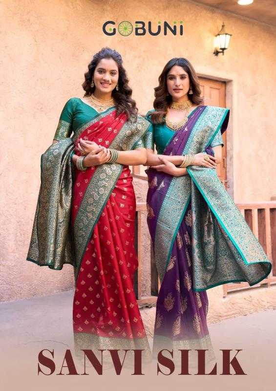 Ynf Silk KESH530 Gobuni Sanvi 1301 Silk Sarees Wholesale Traditional Silk Sarees Embroidered Silk Sarees Festival Silk Sarees Manufacturer