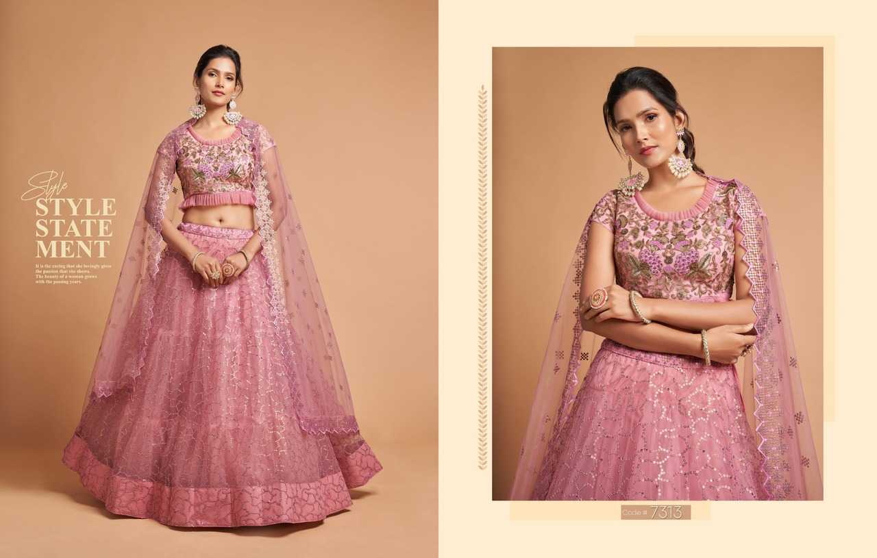 Ynf Silk KESH530 Neo Romantic Vol-2 7306 Lehengas Wholesale Designer Lehenga Fancy Lehenga Traditional Lehenga Manufacturer