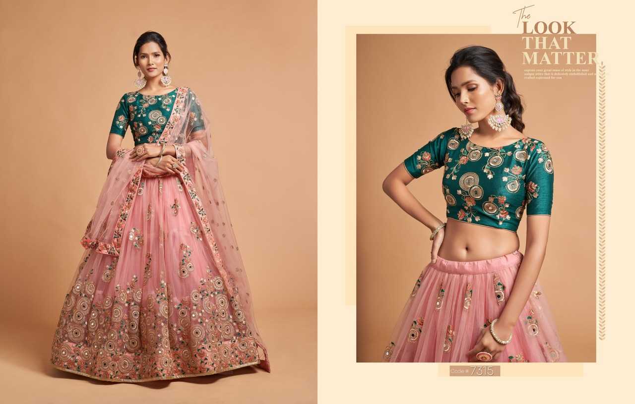Ynf Silk KESH530 Neo Romantic Vol-2 7306 Lehengas Wholesale Designer Lehenga Fancy Lehenga Traditional Lehenga Manufacturer