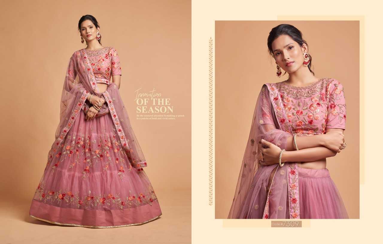 Ynf Silk KESH530 Neo Romantic Vol-2 7306 Lehengas Wholesale Designer Lehenga Fancy Lehenga Traditional Lehenga Manufacturer