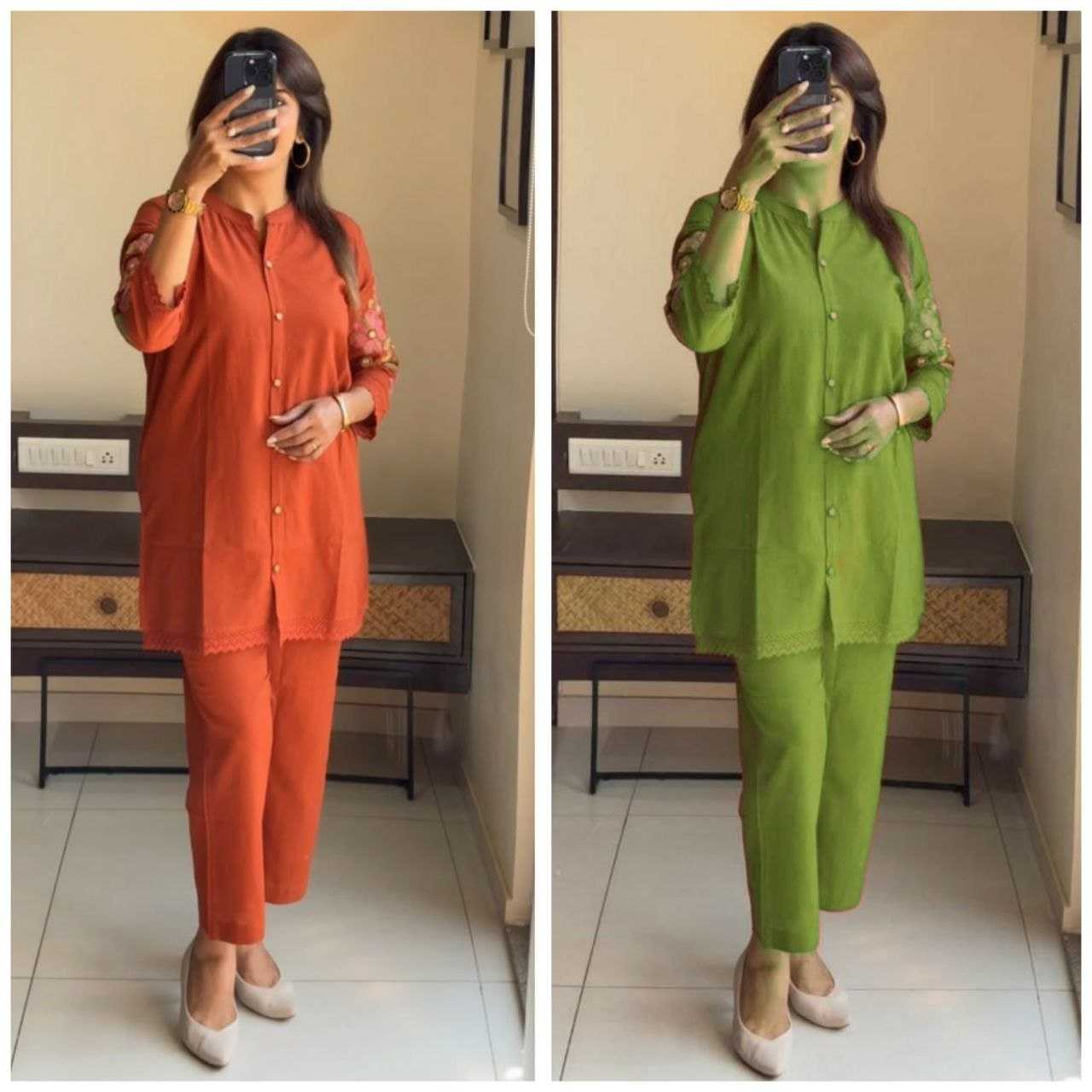 Ynf Soft Cotton KESH613 205 Suits & Dresses Western Wears Festive Collections Wholesale Co-ord Set Embroidered Dresses Cotton Dresses Manufacturer