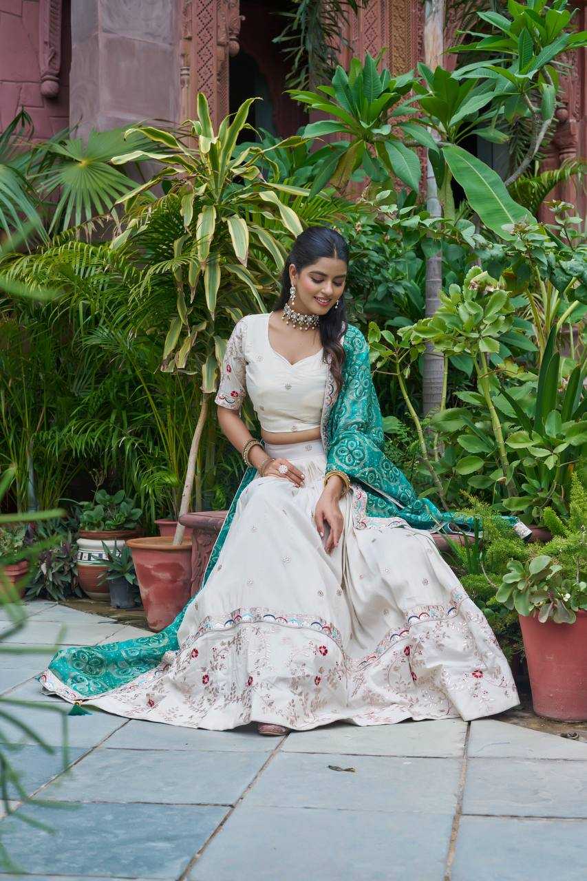 Ynf Tissue Silk KESH498 145 Lehengas Wholesale Fancy Lehenga Traditional Lehenga Embroidered Lehenga Manufacturer
