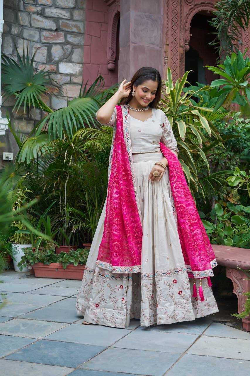 Ynf Tissue Silk KESH498 145 Lehengas Wholesale Fancy Lehenga Traditional Lehenga Embroidered Lehenga Manufacturer