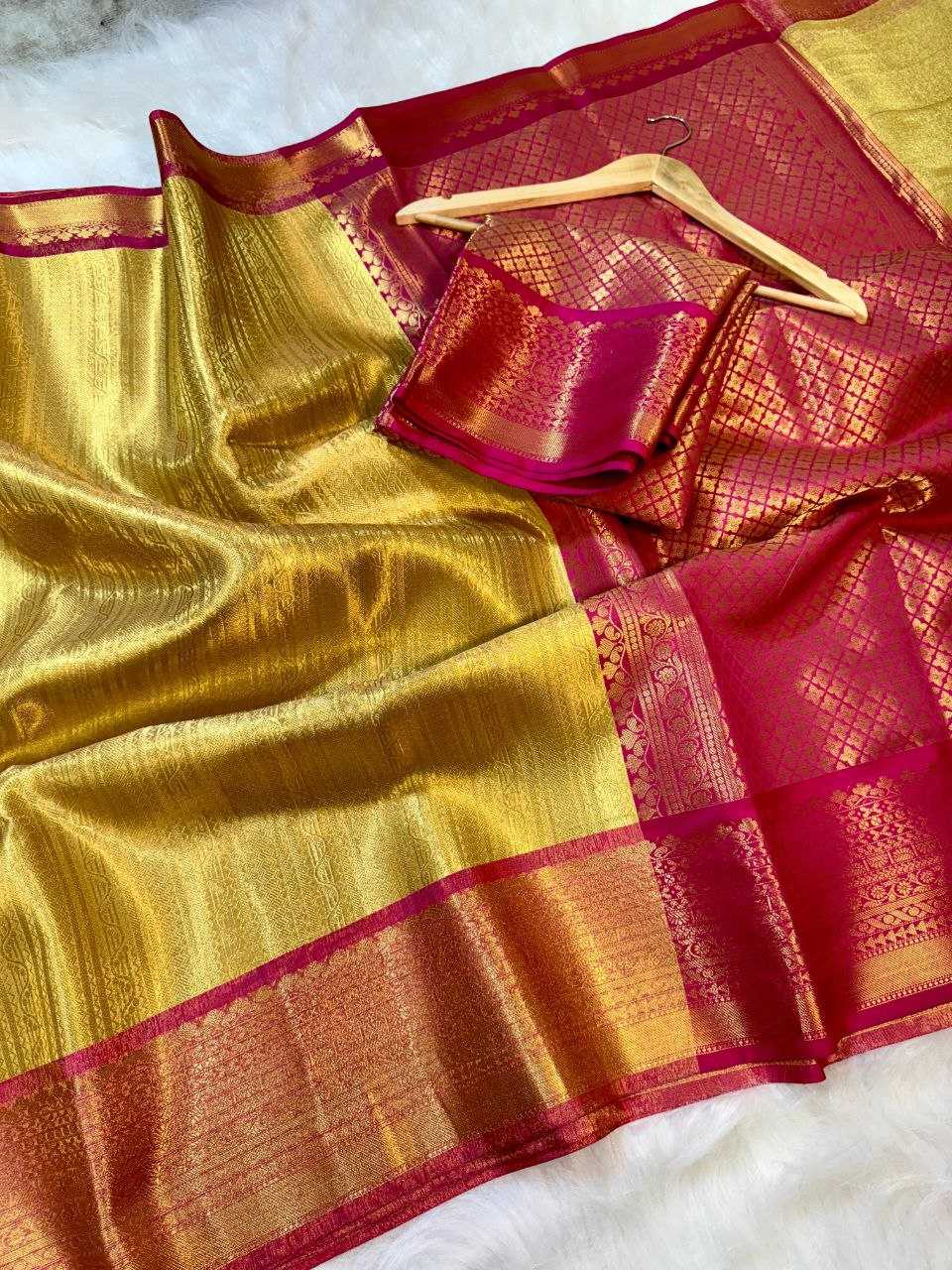 Ynf Tissue Silk KESH525 Tissue Silk Sarees Wholesale Banarasi Silk Sarees Designer Silk Sarees Banarasi Silk Sarees With Zari Work Manufacturer