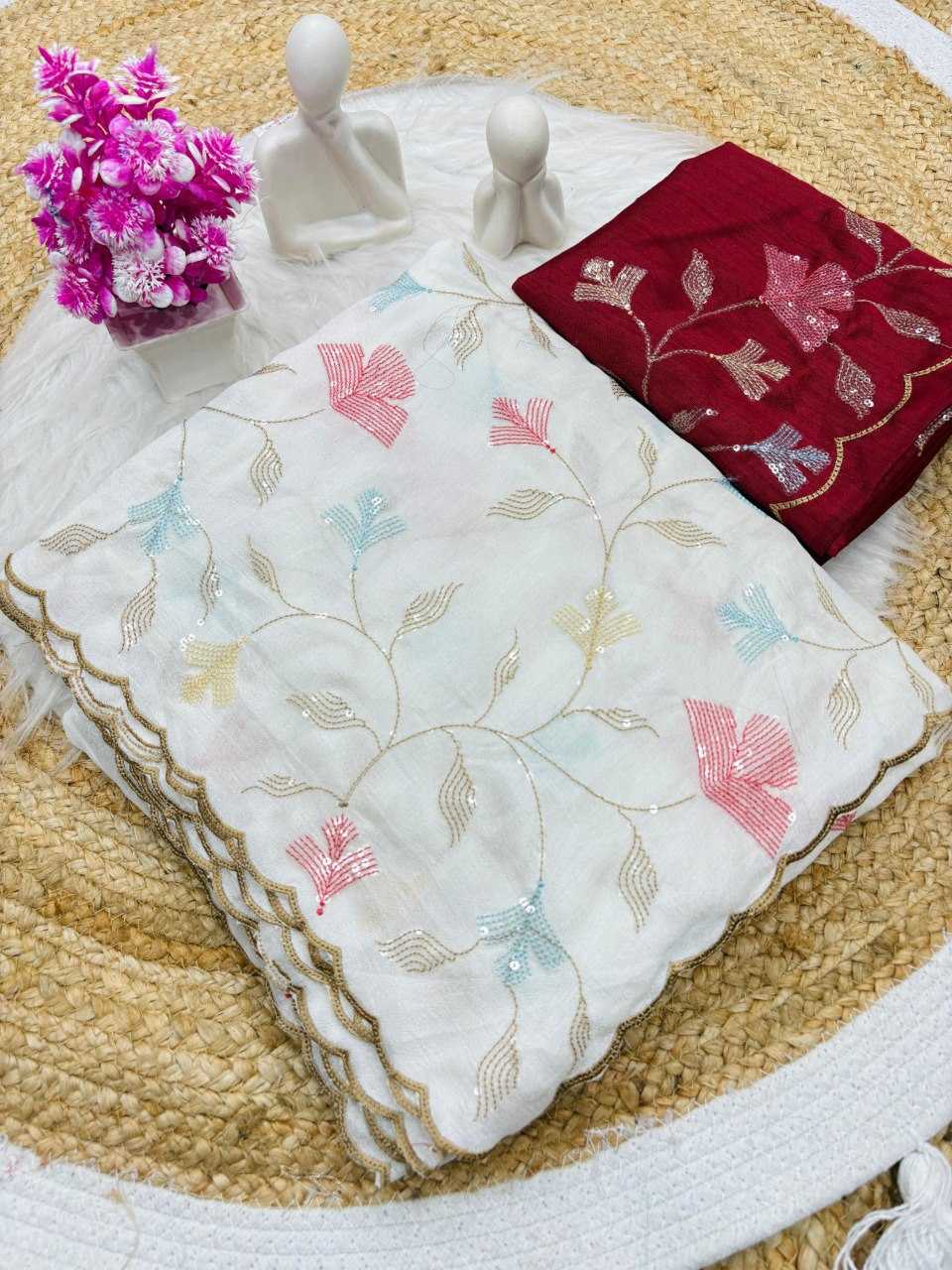 Ynf Zari Silk KESH610 673 Sarees Wholesale Designer Sarees Georgette Sarees Embroidered Sarees Manufacturer